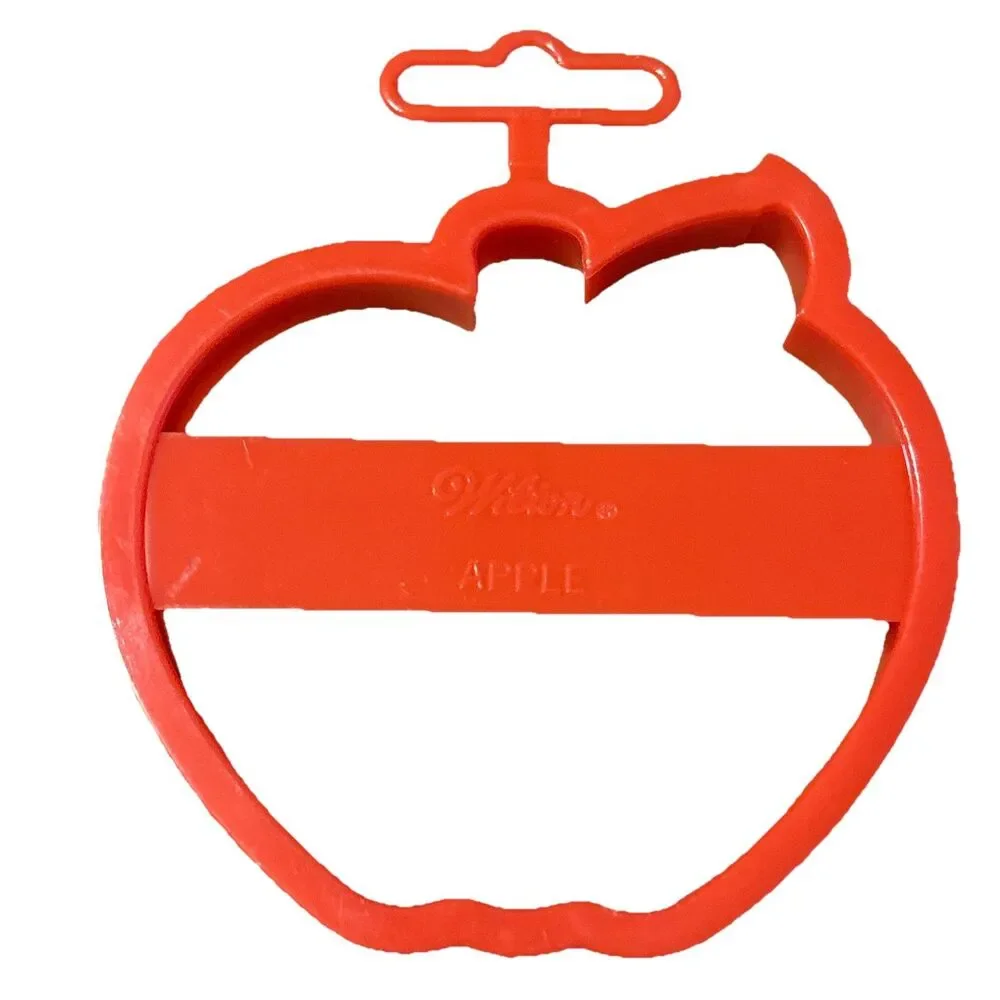 Lot of 3 Vintage Wilton Medium Plastic Cookie Cutter Food Theme 1 Unbranded